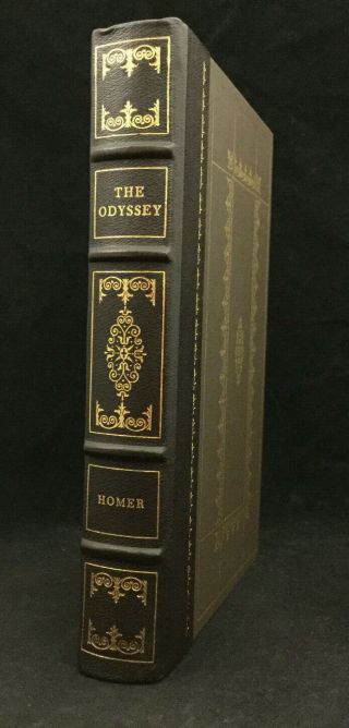The Odyssey Homer Franklin Library Quarterbound Leather
