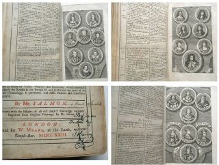 1723 1st Chronological ENGLISH British HISTORY AD 61 to 1722,  Manuscript Notes 4
