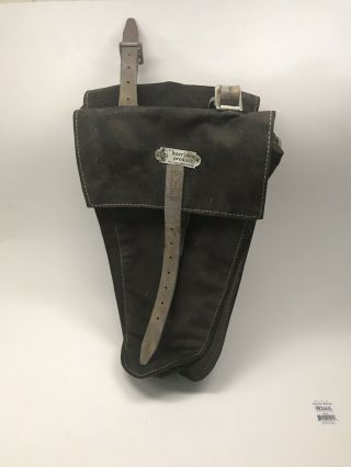 Vintage Karrimor Product Canvas/ Leather Bicycle Pannier Bags