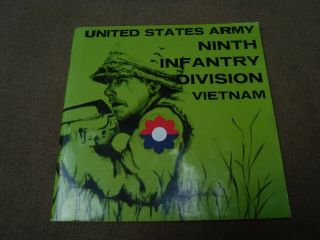 Vintage 9th Ninth Infantry Book Vietnam Combat Art Photography 1966 - 1967