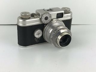 Vintage Argus C - 4 Rangefinder F:2.  8 50 Mm Coated Cintar Film Camera Wd18