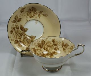 Vintage Paragon Roses Pattern Teacup And Saucer