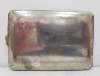 Vintage Silver Plated Cigarette Case / Card Holder / USA Made 4