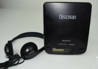 Vtg Sony Discman Model D - 121 Mega Bass Portable Cd Player Compact Disk Walkman