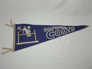 Vintage Baltimore Colts Pennant 1960 