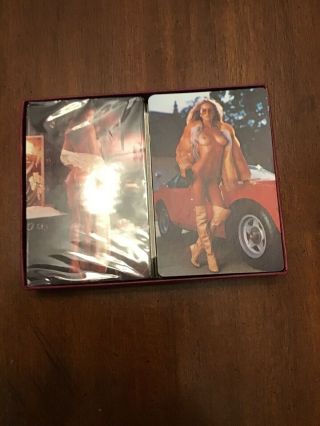 Vintage Playboy Playmate Playing Cards Double Deck Comp Nude Pinups & Femlin 2
