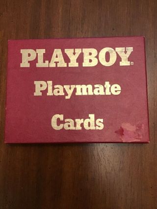 Vintage Playboy Playmate Playing Cards Double Deck Comp Nude Pinups & Femlin 3