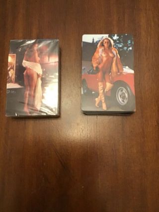 Vintage Playboy Playmate Playing Cards Double Deck Comp Nude Pinups & Femlin 4