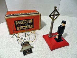Vintage Lionel Operating Watchman No.  1045 Connector And Box