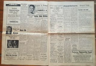 Vintage 1954 WILLIAMSTOWN CHRONICLE Newspaper Melbourne Australian Australia 1 3