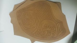 Vintage Pony Saddle Leather Embossing Plate.  For stamping VegTan Tooling Leather 5