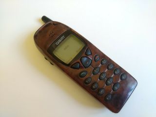 Nokia 6110 Wood Design  Vintage Cell Phone