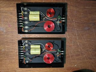 Bozak N - 101A Crossovers Pair,  800/2500 hz.  Big Caps test within 2 2