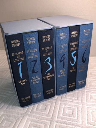 In Search Of Lost Time (6 Vol Set) 2001 By Marcel Proust (the Folio Society)