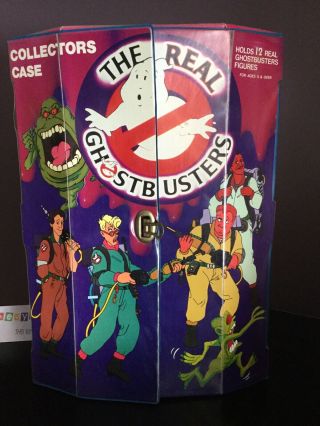 Vtg 1988 The Real Ghostbusters Collector’s Case Carry Storage With Inserts