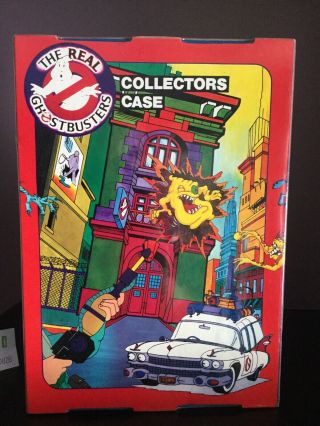 Vtg 1988 The Real Ghostbusters Collector’s Case Carry Storage With Inserts 3