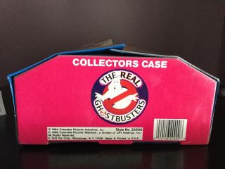 Vtg 1988 The Real Ghostbusters Collector’s Case Carry Storage With Inserts 6