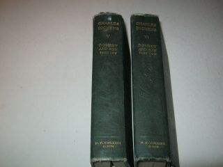 Dombey And Son - Charles Dickens (hb 1911 Collier & Sons) Two Volumes