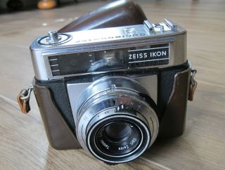 Vintage Zeiss Ikon Contessa LKE Camera with Tessar 2.  8 /50 Lens (Germany) 2