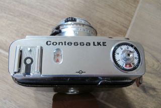 Vintage Zeiss Ikon Contessa LKE Camera with Tessar 2.  8 /50 Lens (Germany) 3