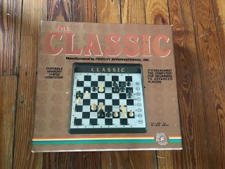 The Classic Computer Electronic Chess Model Cc8 Fidelity International Vintage