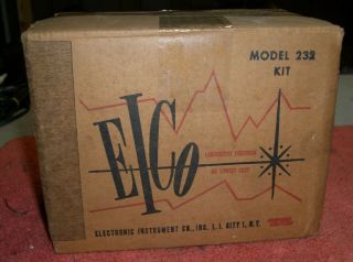 (1) - Eico Nos - Nib Kit Model 232 Vacuum Tube Volt Meter (t18)