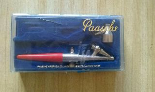 Vintage Paasche Airbrush Set Co Air Brush Tools Chicago Usa Model 629314