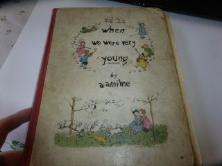 1925 When We Were Very Young By A.  A.  Milne