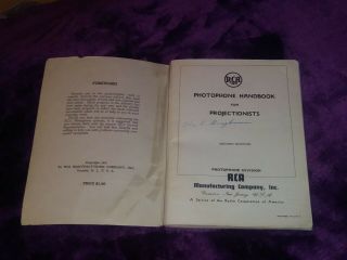 1941 RCA Photophone Handbook for Projectionists 4