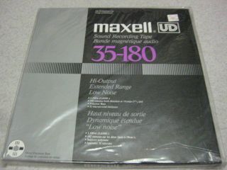 Maxell Ud 35 - 180 Reel To Reel Tape 10.  5 "