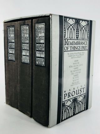 Marcel Proust Remembrance Of Things Past : 1st Edition 3rd Printing