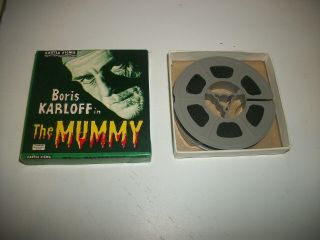 Castle Films The Mummy Boris Karloff 3 " Reel 8mm In Orig Box