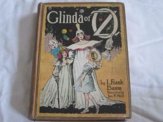 Glinda Of Oz Book Ilustrated W/ Color Plates 1920 Reilly & Lee Wizard Of Oz
