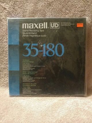 Maxell Ud 35 - 180 (n) 10.  5 " Reel To Reel Tape  Nos.
