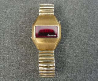 A Vintage Accurist Led Digital Watch C.  Mid 1970 