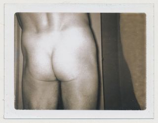 Headless Nude Mystery Man Shows Off Butt Muscles Vtg 60s Polaroid Photo Gay Int