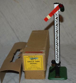 Vintage Hornby No.  2 Single Arm Signal Semaphore - O Gauge