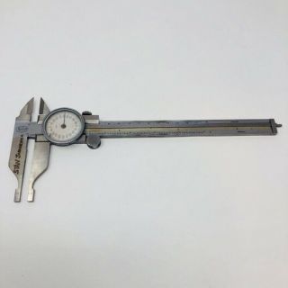 Vintage Helios Measuring Caliper 001” Made In Germany W Dial