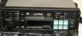 Alpine Removable Car Radio With Alpine Case - 1970 