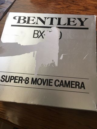 Bentley 8 BX - 720 Camcorder W/Box,  Looks to be in 5