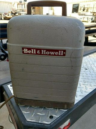 Vintage Bell & Howell 8mm Film Projector,  Model 253 Ar Motor & Lamp Work