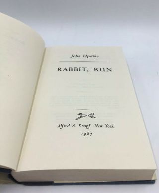 John Updike Rabbit,  Run 1987 Hardback 4