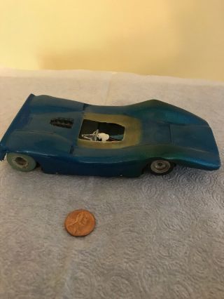 Vintage Champion Of Chamblee Slot Car Blue