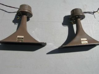 Vintage Matching Jensen Rp - 103b Horns Tweeters 16 Ohm