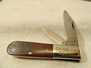 Vintage 3 Dot 1977 Case Xx 62009 1/2 Barlow Pocket Knife Folding Pocket Knives