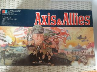 Vintage Axis & Allies Spring 1942 Board Game 1988 Fantastic