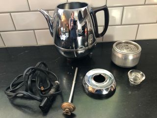 Vintage Ge General Electric Potbelly 9 Cup Coffee Pot Percolator Maker 33p30