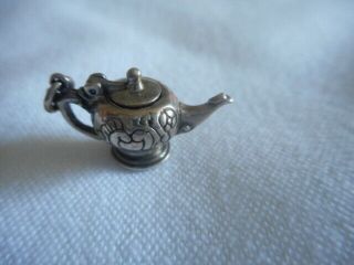 Museum of Fine Art (MFA) Vintage 925 Sterling Silver Aladdin Lamp/Teapot Charm 7