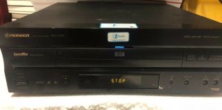 Pioneer Dvl - 909 Laserdisc Player Dvd / Ld /cd /mini Disc Compatible Player W/rmt