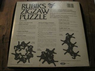 Vintage Rubiks Zigzaw Puzzle Rubiks Cube 1982 Complete Ideal Games 2